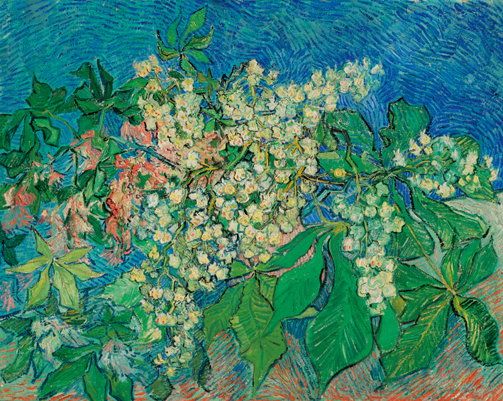  文森特·威廉·梵高  Vincent Willen Van Gogh ——栗子树的盛开1890